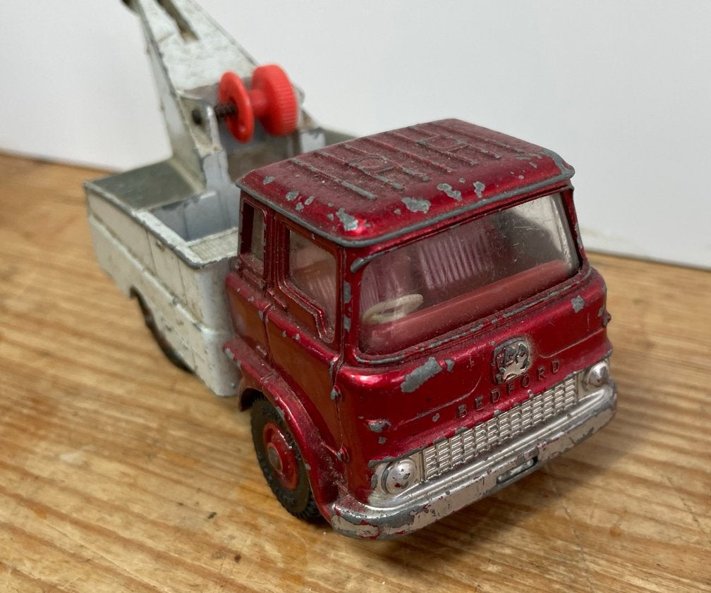 Vintage Dinky Toys Bedford Crash Truck 434 - Rood/Wit, Ophalen of Verzenden