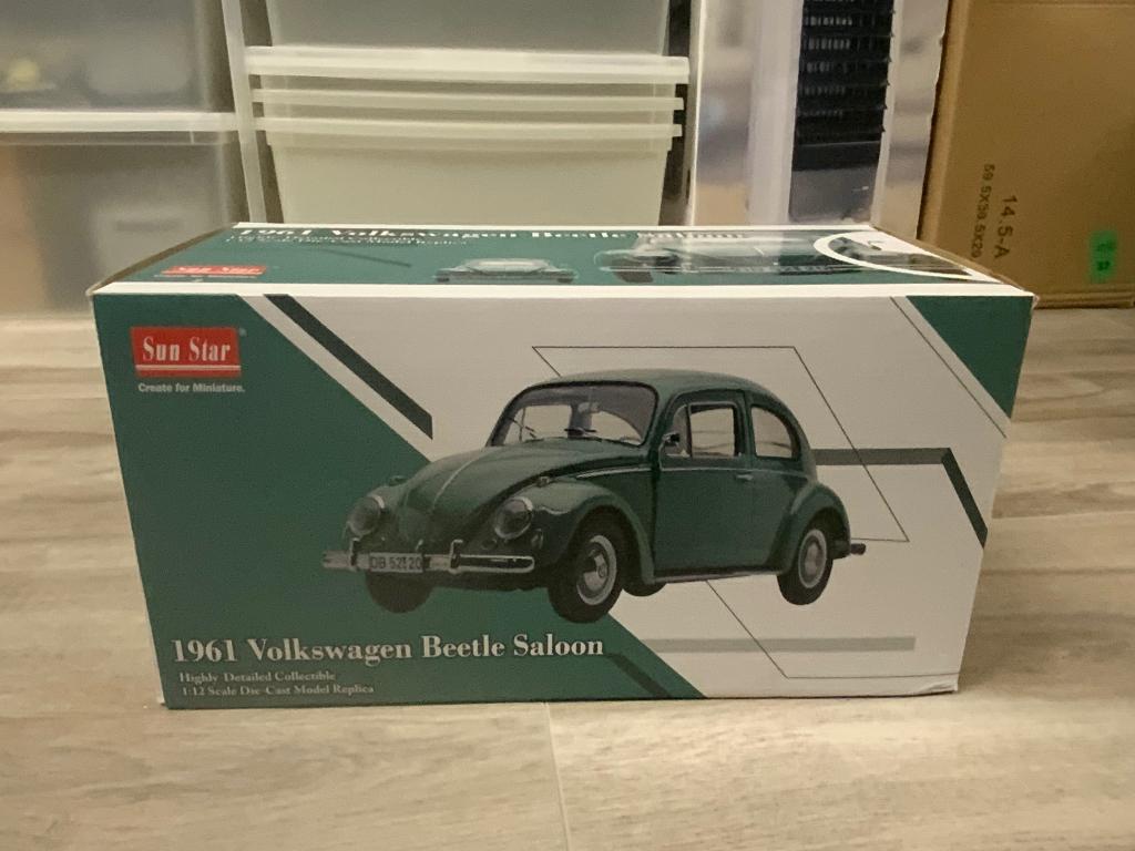 Sunstar Kever 1961 - schaal 1:12 - PROJECT, Ophalen of Verzenden, Gebruikt, 1:9 t/m 1:12, Auto