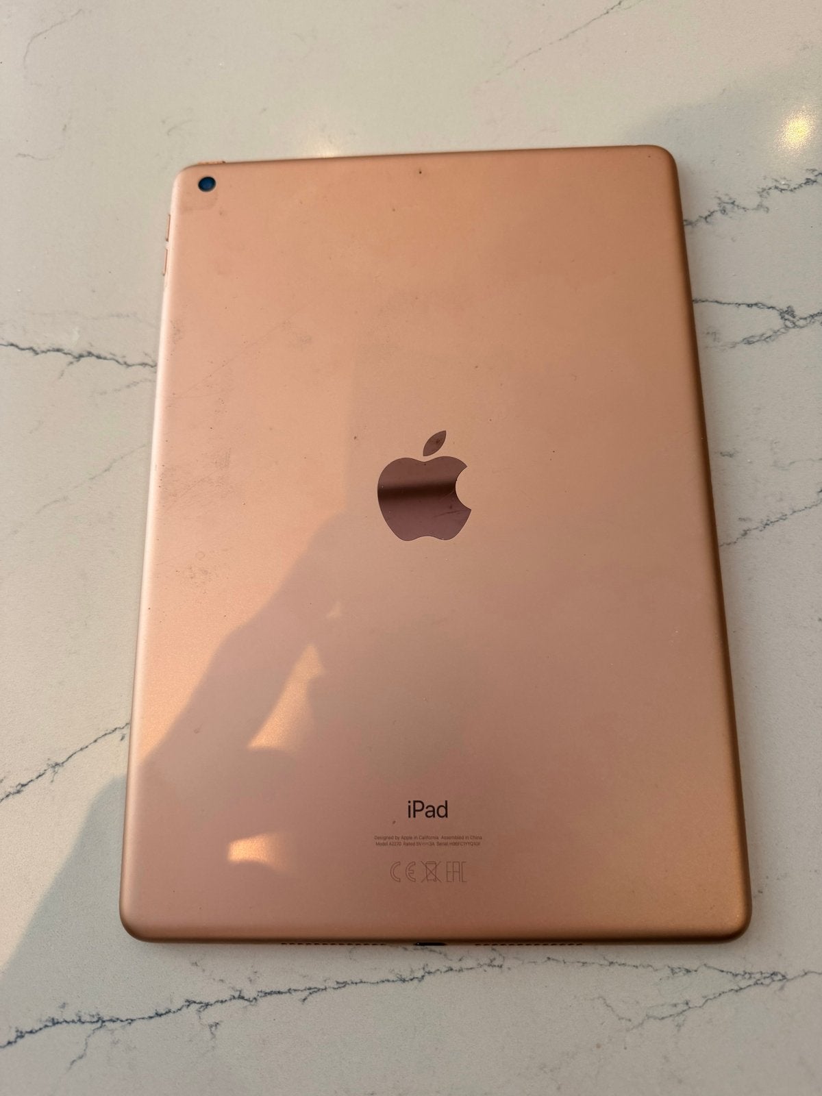 Apple iPad met gebroken scherm - Rose Goud, Computers en Software, Apple iPads, 10 inch, Rose Goud, Gebruikt, 32 GB