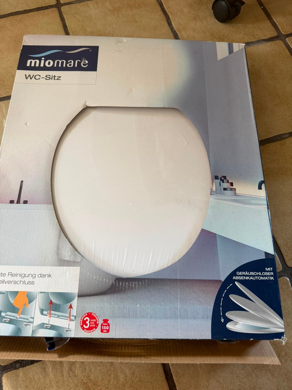 Miomare WC-bril met softclose en snelsluiting - Nieuw, Ophalen, Nieuw, Toilet