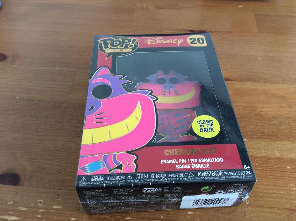 Funko Pop Pin. Disney Cheshire Cat. 20 Nieuw, Ophalen of Verzenden, Nieuw