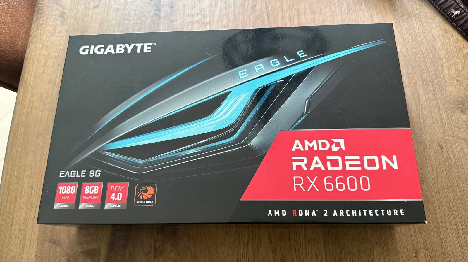 Gigabyte Radeon RX 6600 Eagle 8G Videokaart, GDDR6, PCI-Express 4, Ophalen of Verzenden, Zo goed als nieuw
