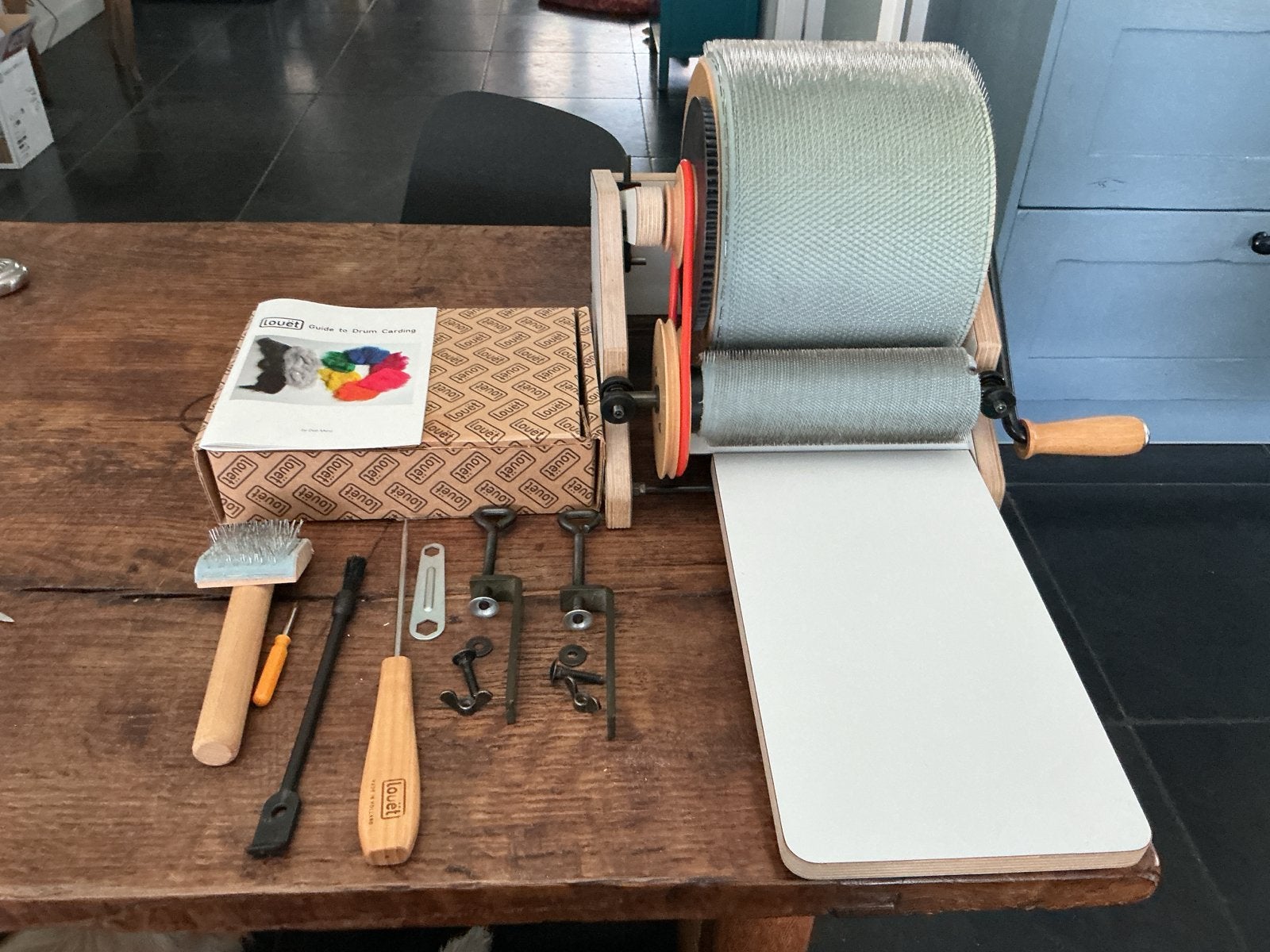 Louët Elite Drum Carder TPI 72 - Zo goed als nieuw, Ophalen of Verzenden, Zo goed als nieuw