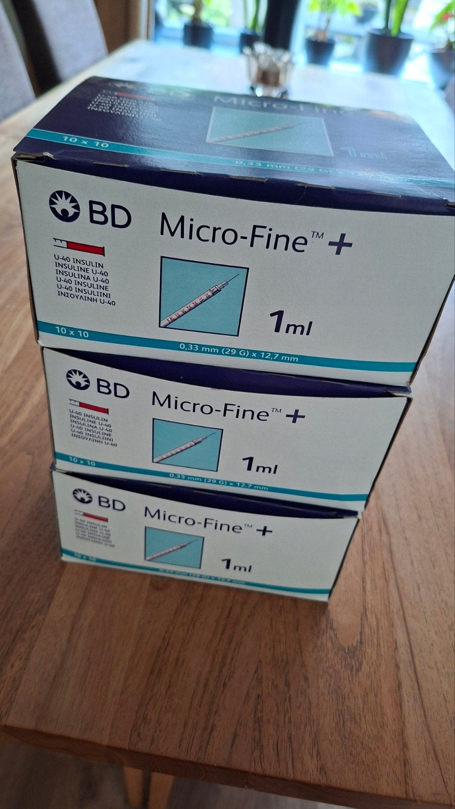 226 stuks BD Microfine insulinespuit 1ml + naald 0,33x12,7mm, Ophalen, Nieuw