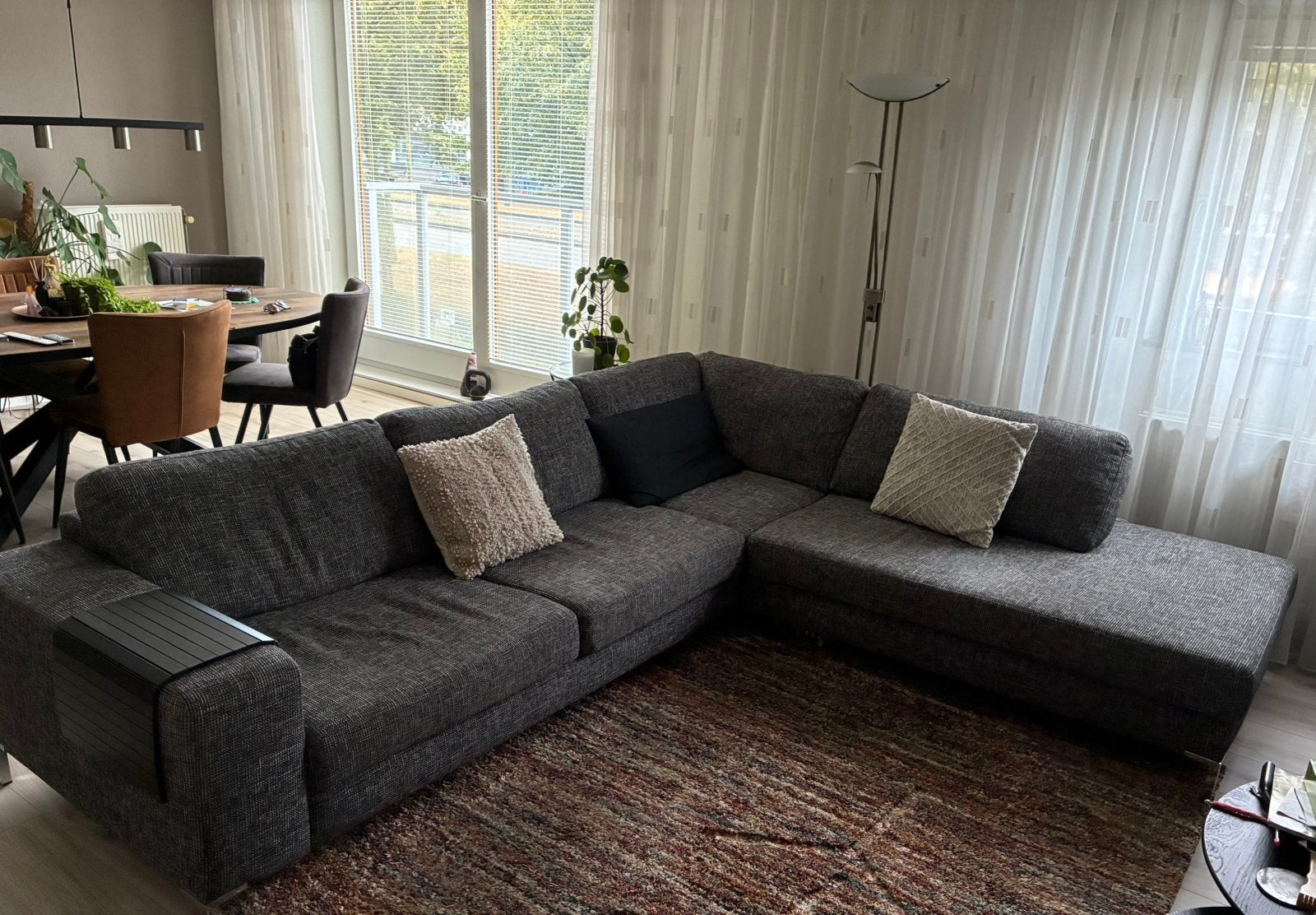 Hoek/Lounge Bank, Ophalen, Gebruikt, Stof, Modern