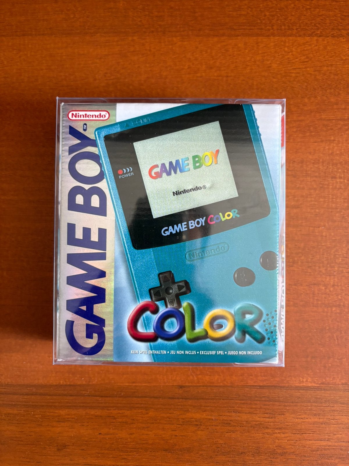 Gameboy Color Teal Cib, Ophalen of Verzenden, Zo goed als nieuw, Game Boy Color
