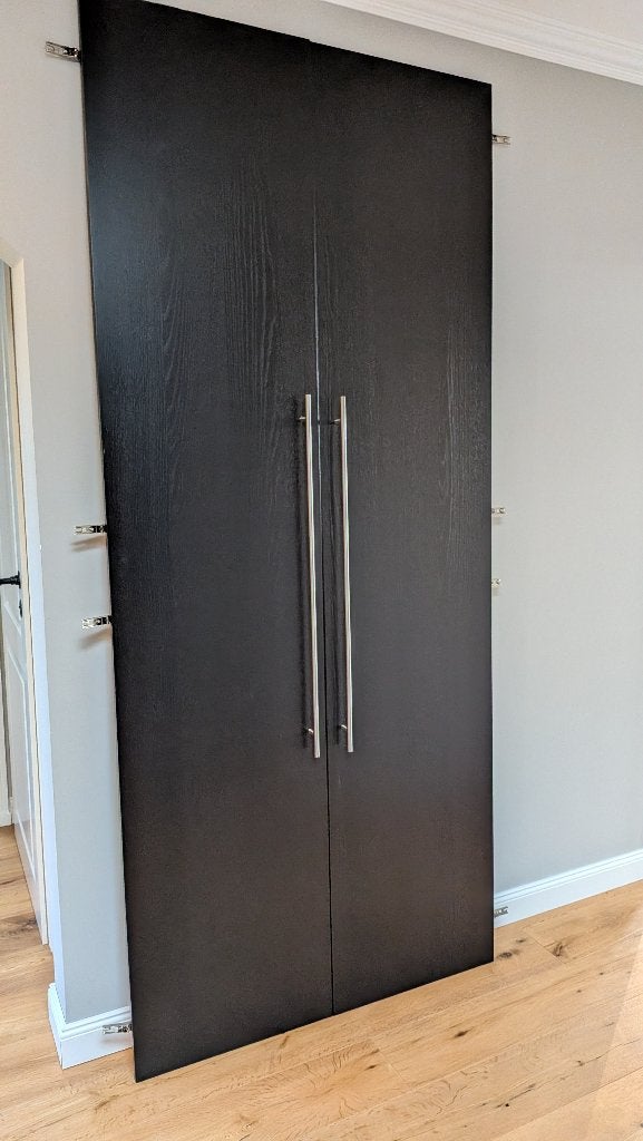 6 x deur voor IKEA PAX Kledingkast FORSAND zwartbruin 229x50, Ophalen, Gebruikt, 200 cm of meer, 50 tot 100 cm