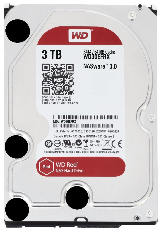 WD Red 3tb NAS HDD - WD30EFRX, Gebruikt, Server, Info@debitstore.nl, Western Digital