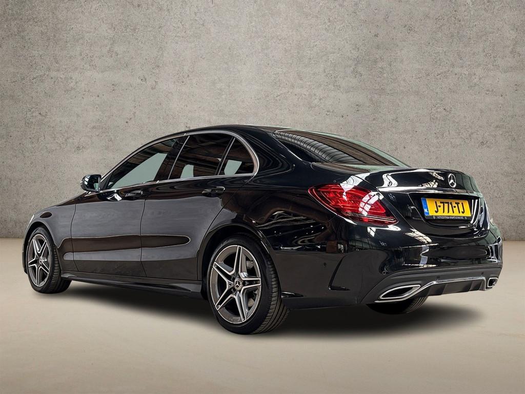 Mercedes-Benz C-Klasse 180 AMG Sport 156Pk Automaat (VIRTUAL, Auto's, Mercedes-Benz, Automaat, 12 maanden, Zwart, Sedan