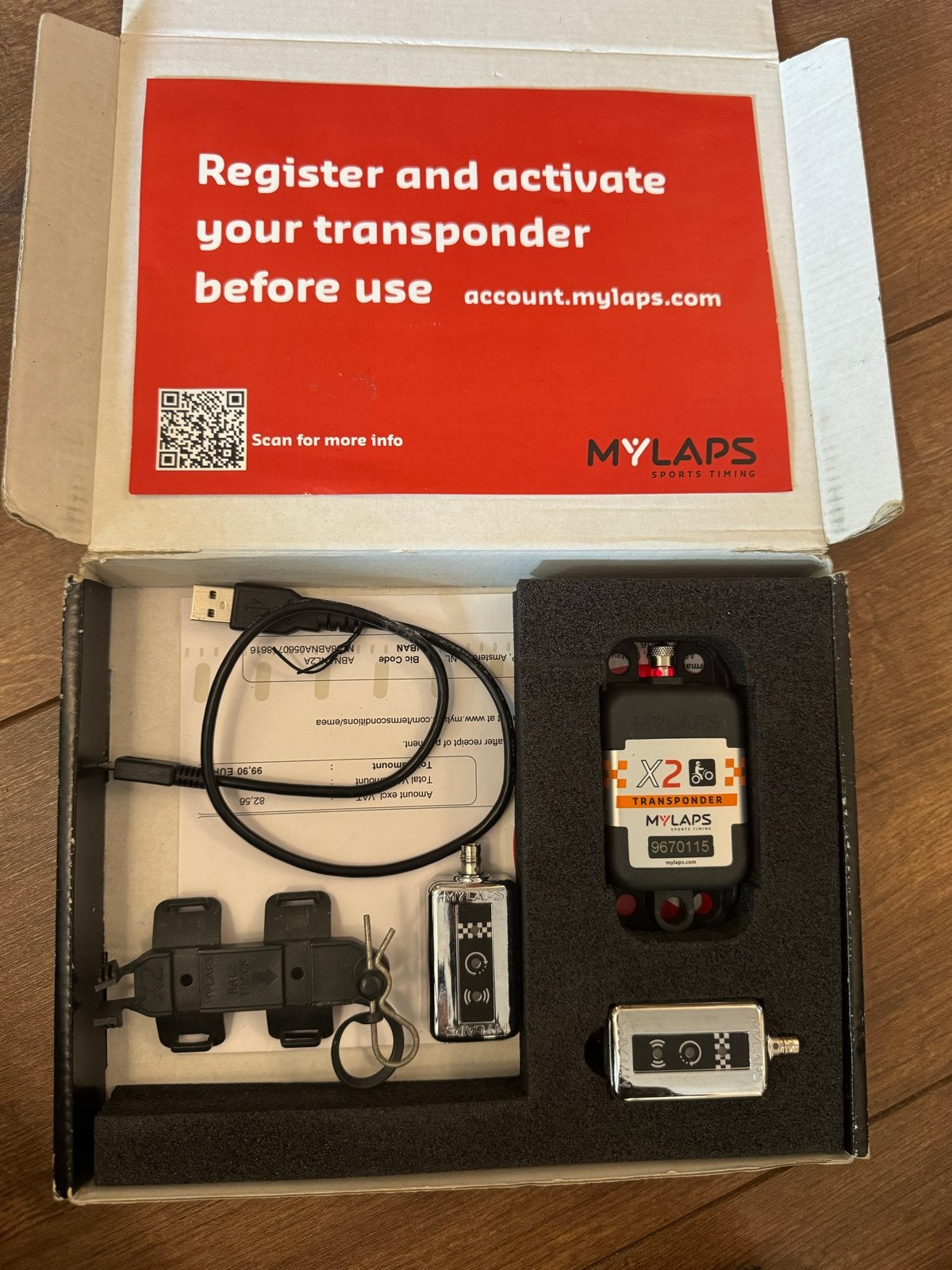 Mylaps X2 Racer Transponder voor MX motorcross, Ophalen of Verzenden