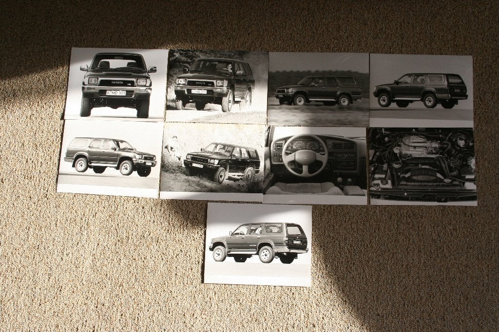 9 x Persfoto Toyota 4Runner (1989-1993) (12), Ophalen of Verzenden, Nieuw, Toyota