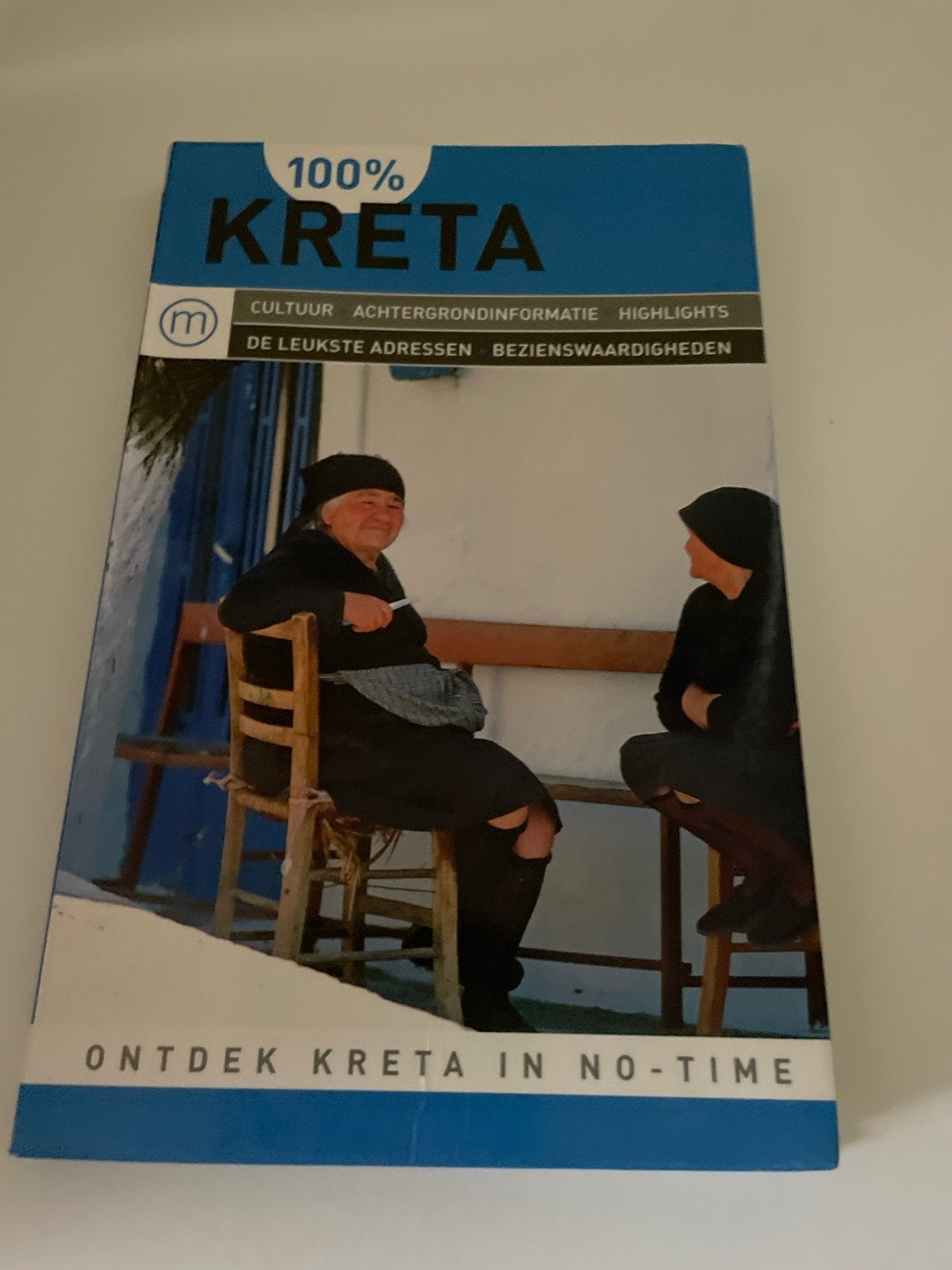 100% Kreta Reisgids - Ontdek Kreta in No-Time, Europa, Ophalen of Verzenden, Reisgids of -boek, Gelezen