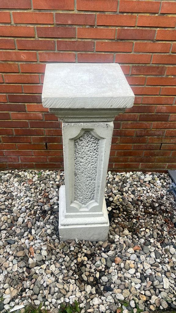 Griekse stenen zuil / sokkel 98cm hoog 31x31, Ophalen of Verzenden, Overige typen