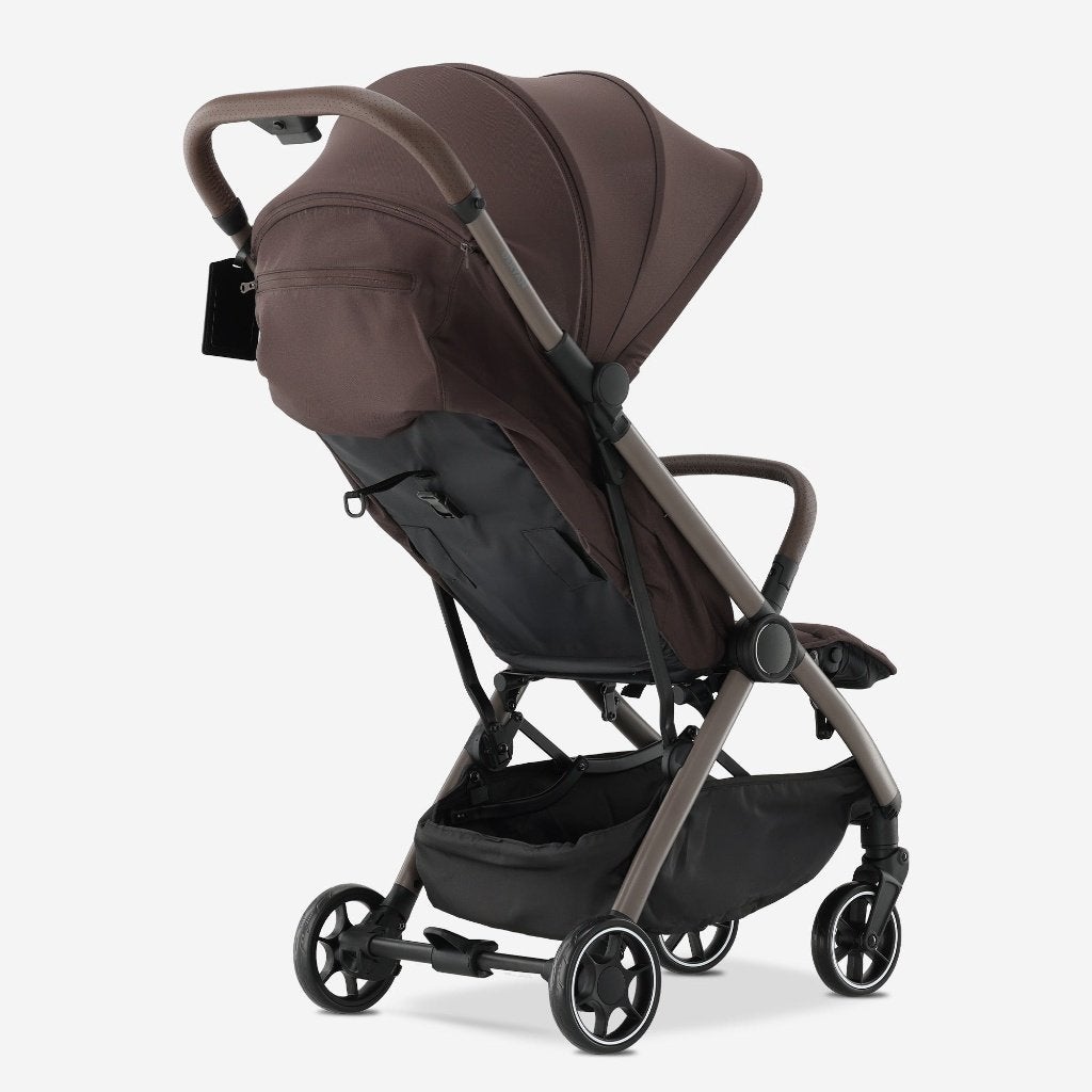 DERYAN Air buggy Chocolate | Compact met transporttas, Zo goed als nieuw, Marithaime 8, 6662 WD Elst, Nederland, Zonnekap, Ophalen