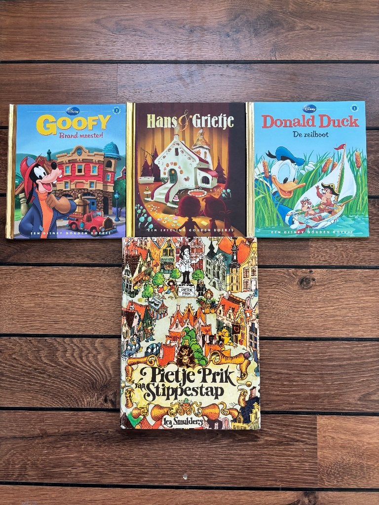 Disney Gouden Boekjes & Pietje Prik Stippestap, Gelezen, Voorleesboek, Jongen of Meisje, Diverse auteurs
