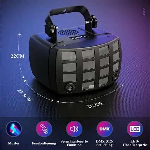 DJLicht 2 in 1 Derby met groene lasers 30W en stroboscoop, Geluidgestuurd, ., Nieuw, Ophalen of Verzenden