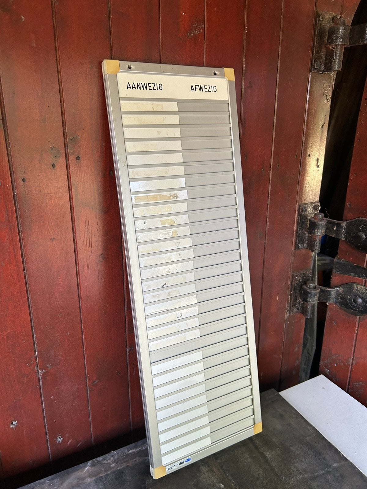 Aanwezigheidsbord /planner, Diversen, Ophalen, Gebruikt