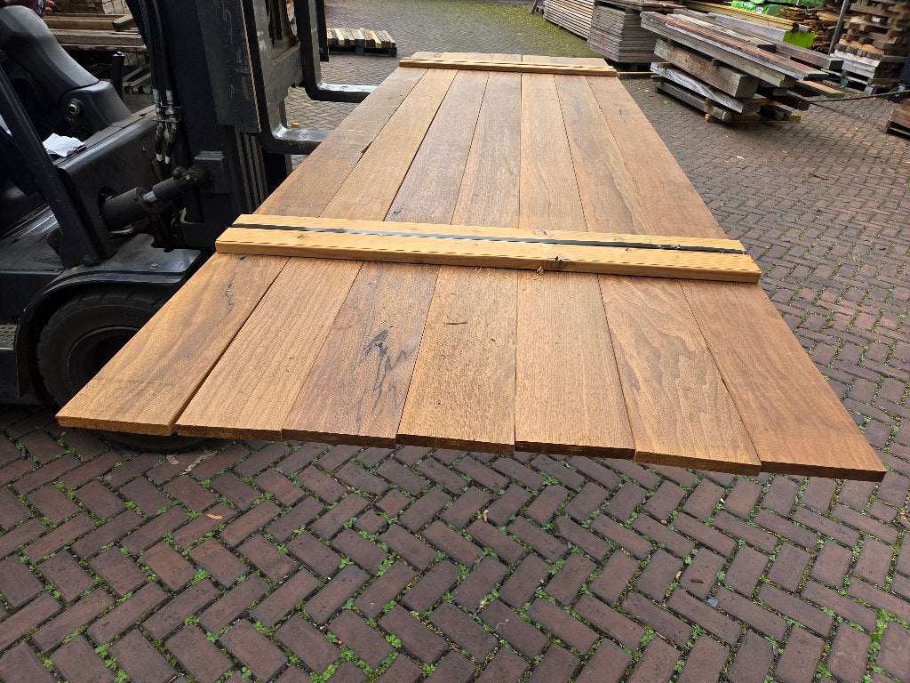 Hardhouten planken - geschaafd 1.8x14.0 cm - nr: HP115, Tuin en Terras, Palen, Balken en Planken, Ophalen, Planken, Nieuw, Hardhout