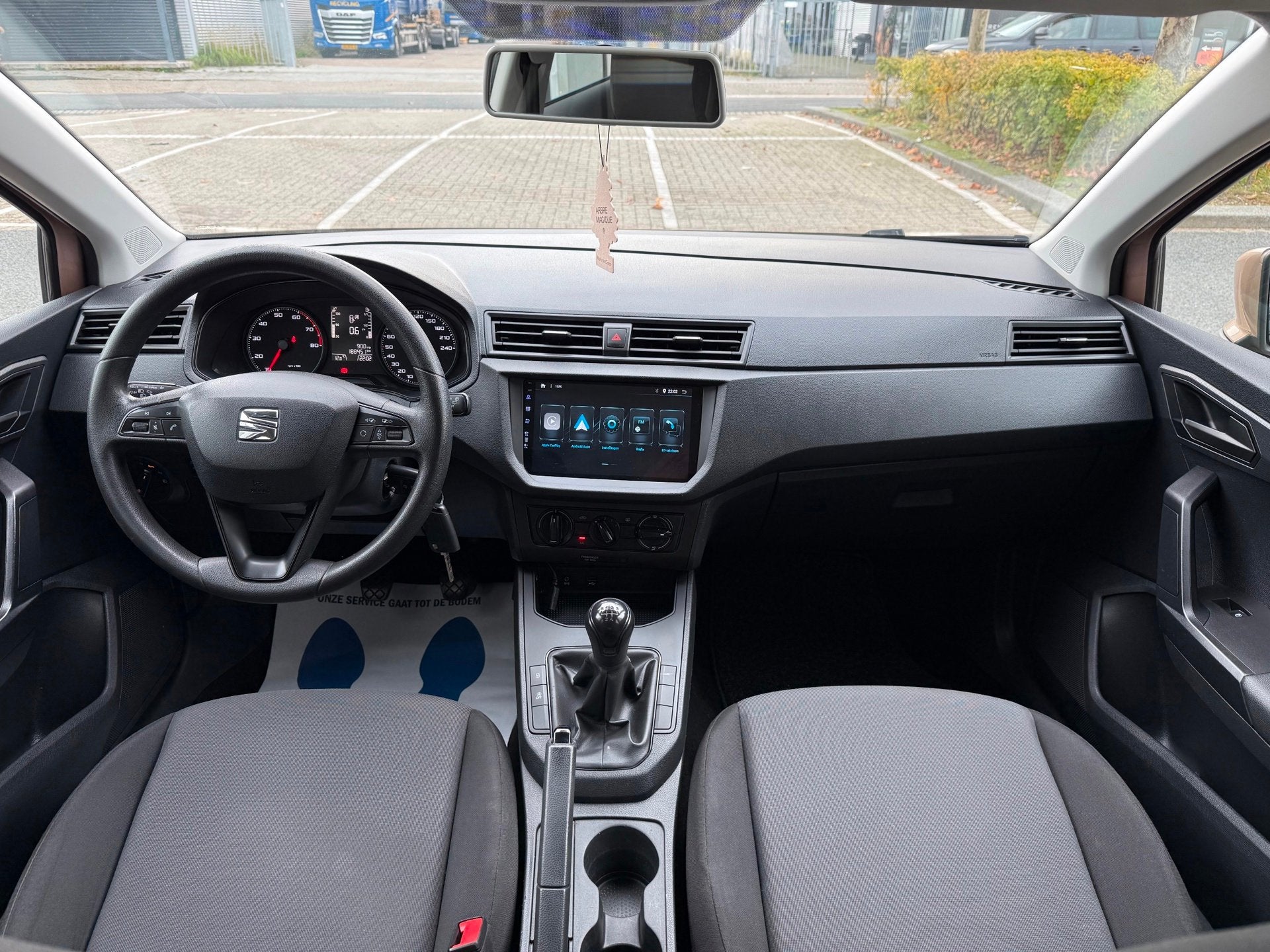 Seat Ibiza 1.0 MPI Reference LMV15/AIRCO/CAMERA/NAVI/CARPLAY, Auto's, Stof, Ibiza, Bedrijf, Handgeschakeld