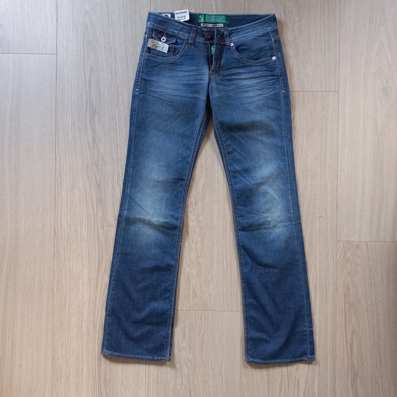 NIEUW! Kuyichi Candy 'Low Lean Shoecut' Jeans W27/L32, Blauw, Nieuw, Ophalen of Verzenden, Kuyichi