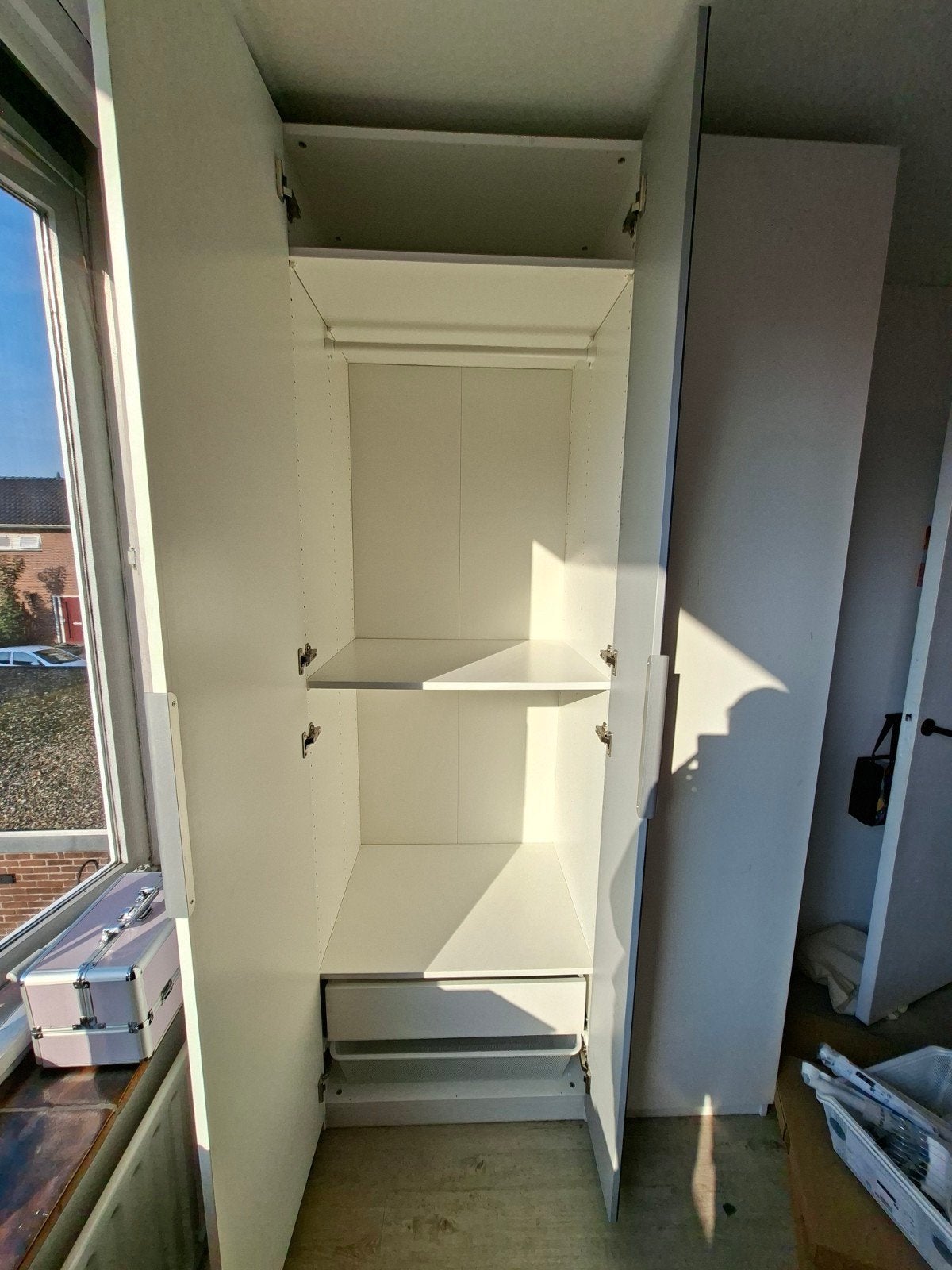 Ikea Pax basiselement 75x58x236, Ophalen, Met lade(s), Gebruikt, 200 cm of meer