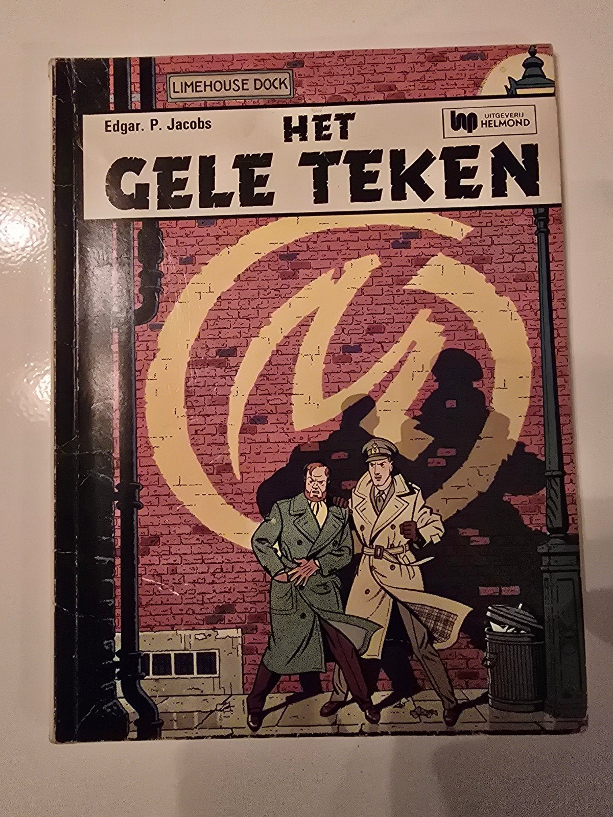 Het Gele Teken - Edgar P. Jacobs - Blake en Mortimer, Eén stripboek, Ophalen of Verzenden, Gelezen, Edgar P. Jacobs