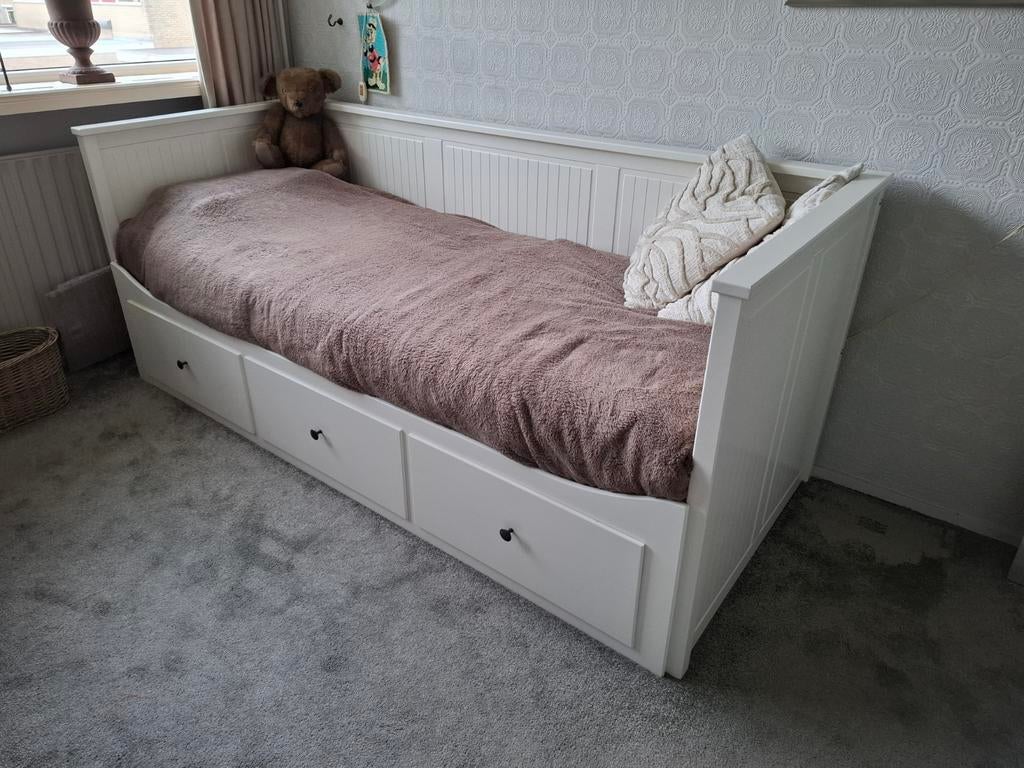 Bedbank Hemnes. 80x200, Huis en Inrichting, Slaapkamer | Bedden, Eenpersoons, Wit, Ophalen of Verzenden, 80 cm