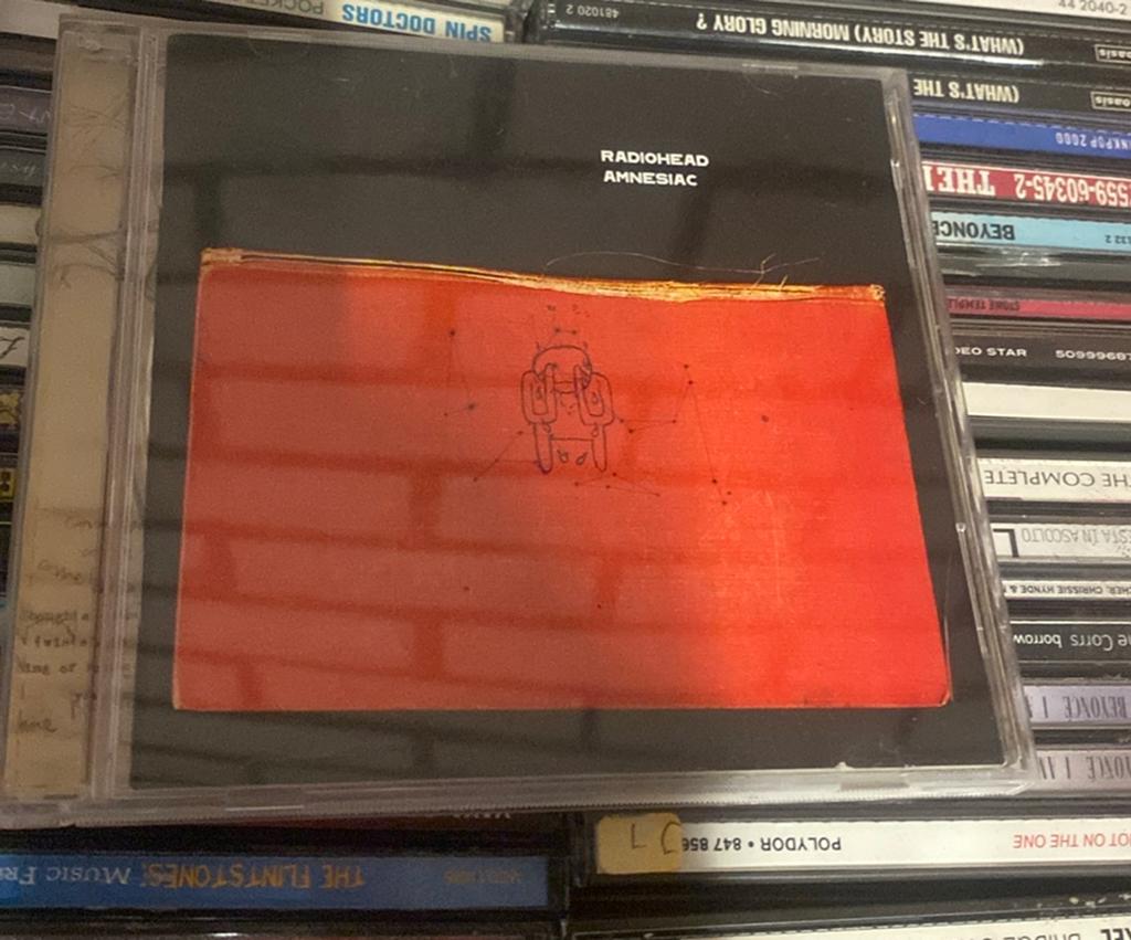 Radiohead cd amnesiac, Verzenden, Zo goed als nieuw