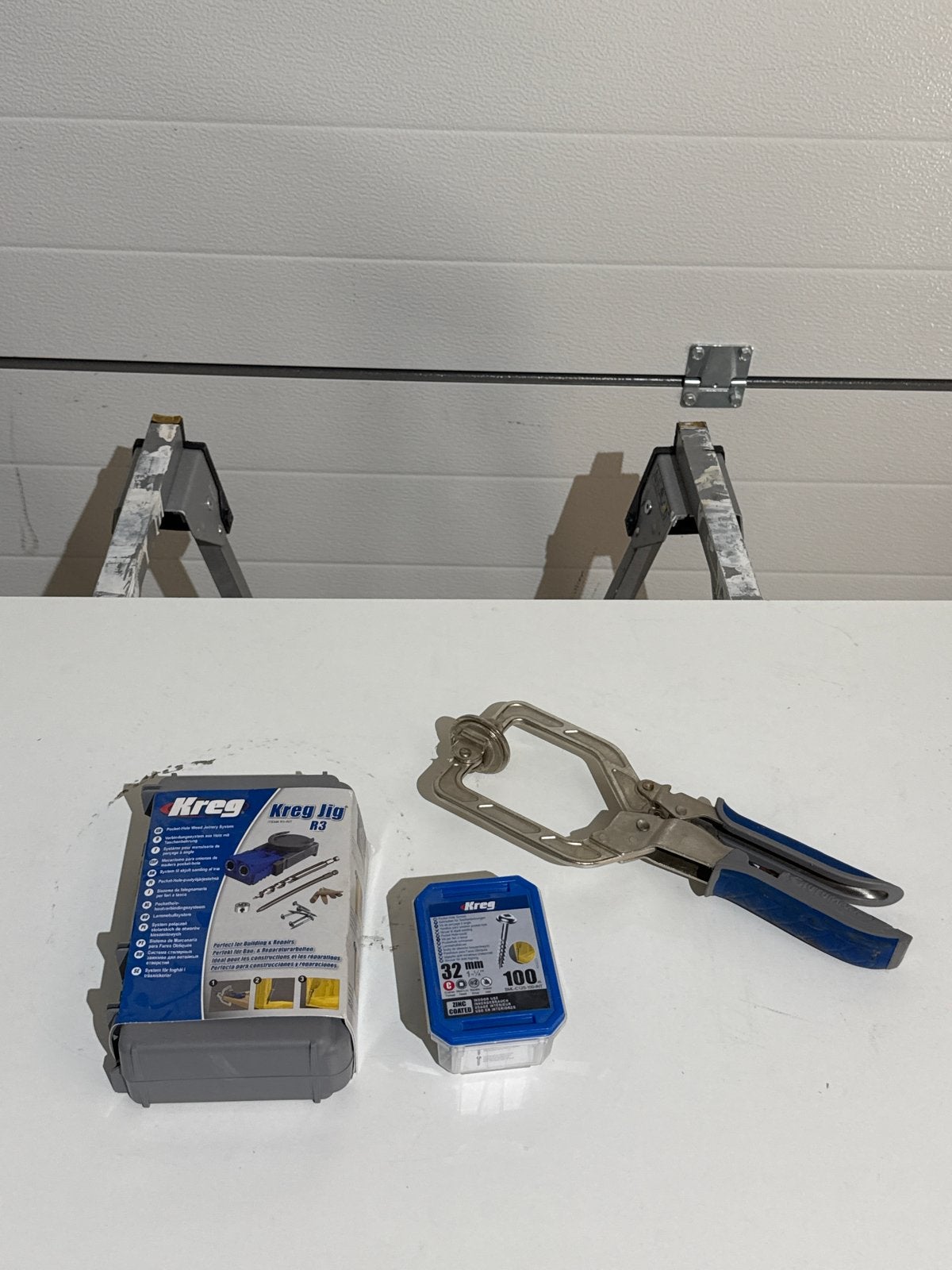 KREG Jig R3 set met schroeven en klem - Nieuwstaat, Doe-het-zelf en Verbouw, Gereedschap | Handgereedschap, Ophalen, Zo goed als nieuw
