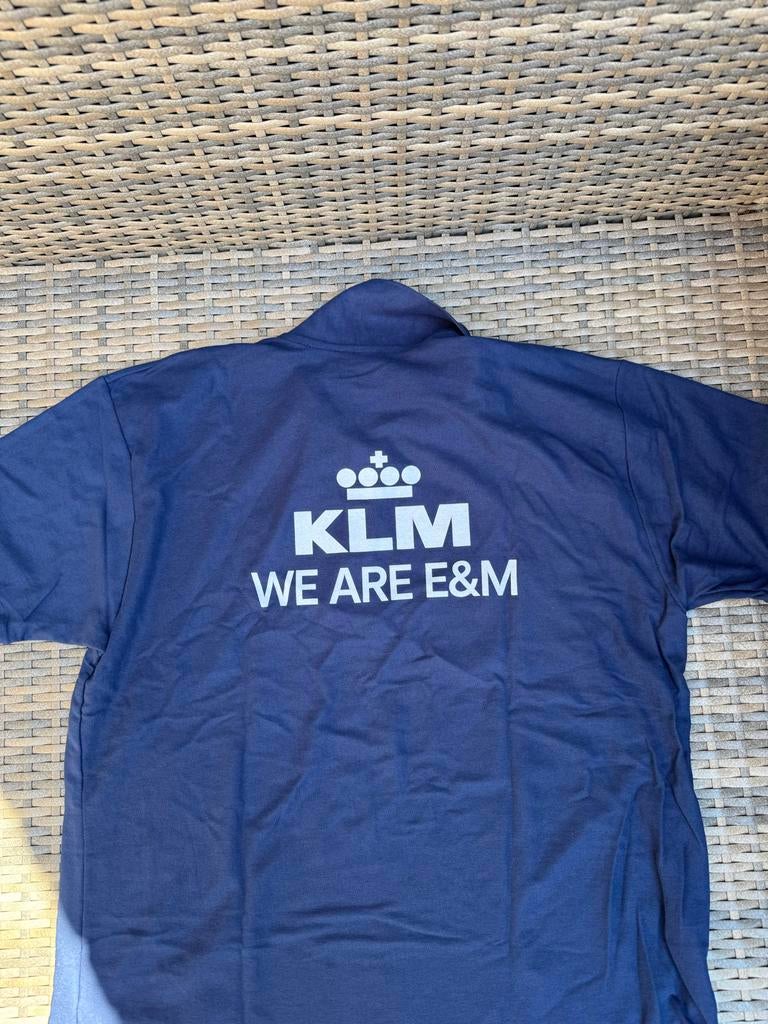 KLM Engineering & Maintenance Polo Shirt - Maat XXL, Kleding | Heren, Ophalen of Verzenden, Nieuw, Overige maten, Blauw