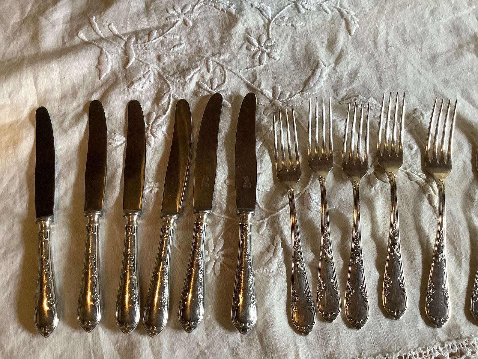 Brocante ontbijt bestek, Ophalen of Verzenden