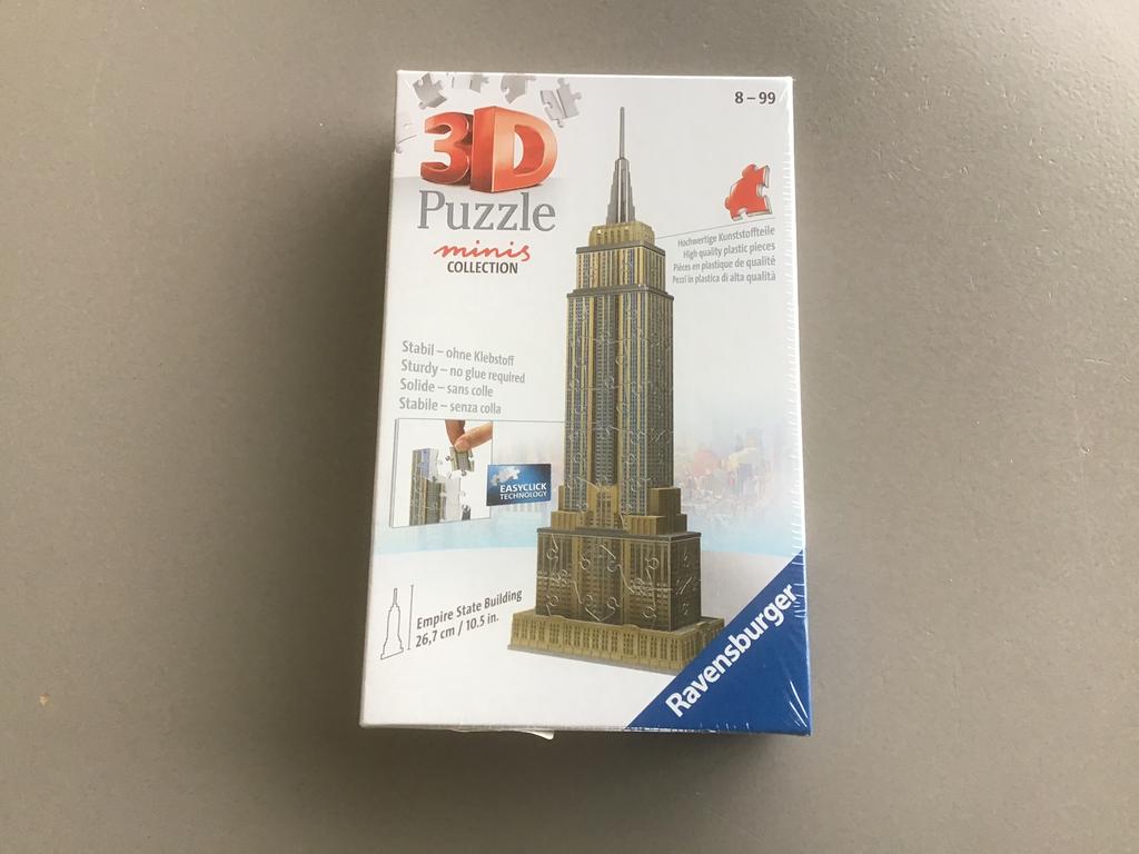 3D puzzel Empire State Building, Ophalen of Verzenden, Minder dan 500 stukjes, Nieuw, Rubik's of 3D-puzzel