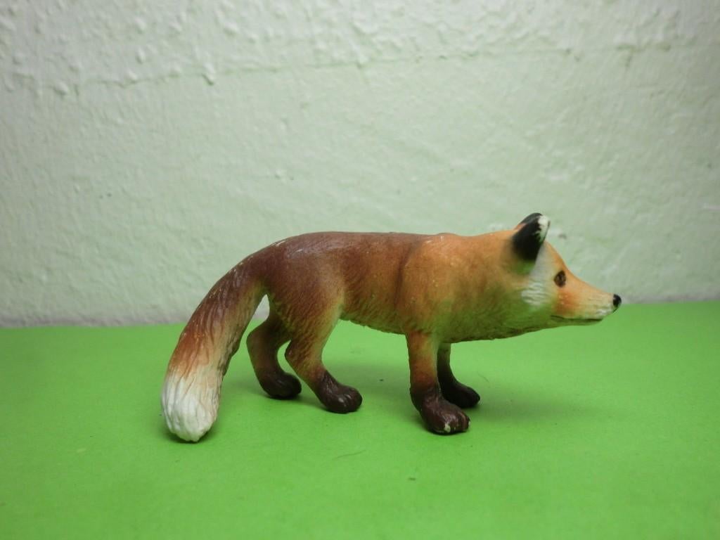 Schleich 14338 vos, dierfiguur, Ophalen of Verzenden, Gebruikt, Wild dier, Beeldje of Figuurtje