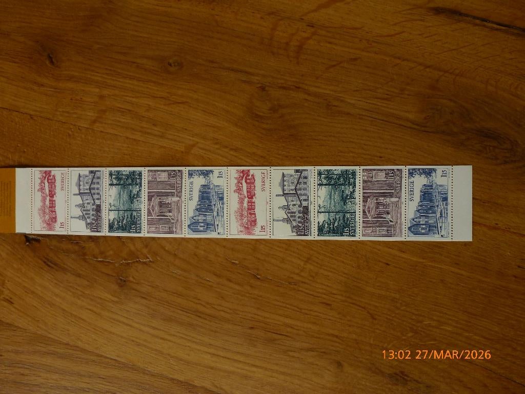 Zweden postzegelboekje, Verzenden, Zweden, Postfris