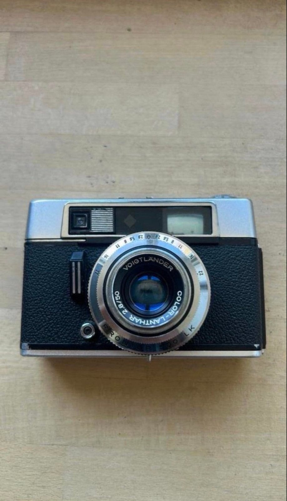 Voigtländer Vito CSR met Color-Lanthar 50mm, Ophalen of Verzenden, Gebruikt, Compact, Overige Merken