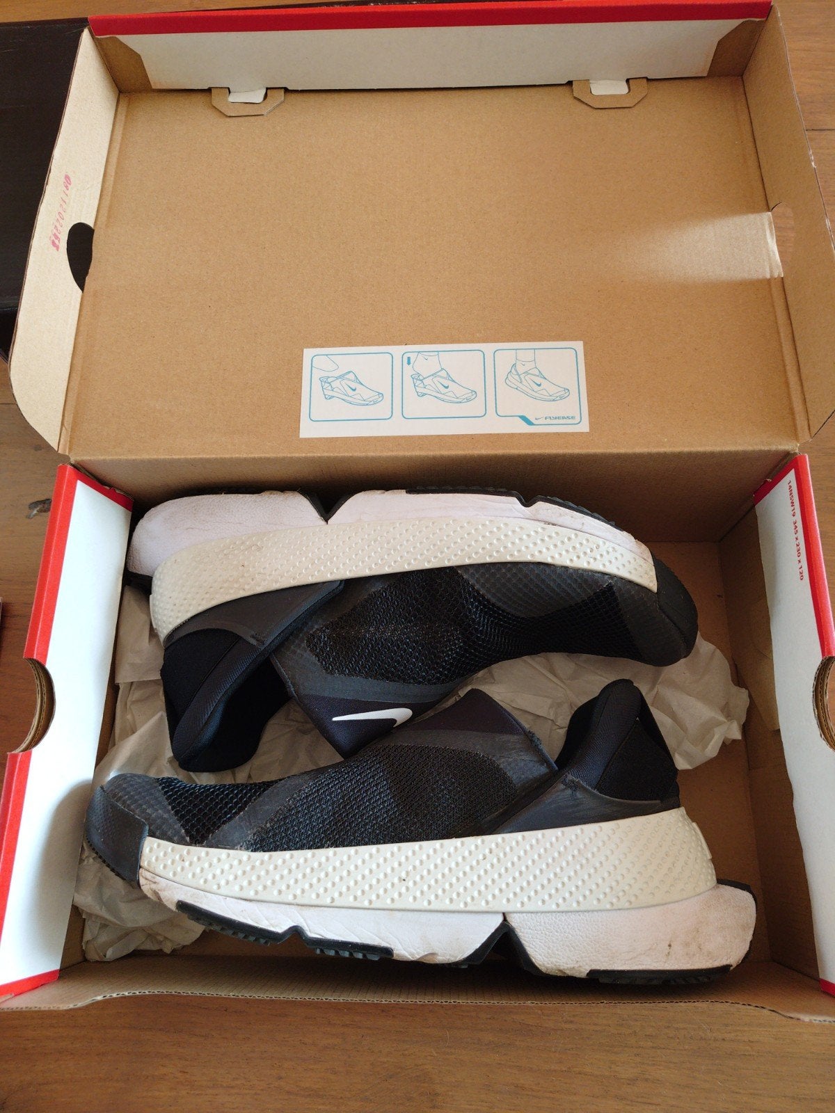 Nike Go Flyease Instap Sneakers - Maat 43, Ophalen, Zwart, Nike, Sneakers of Gympen