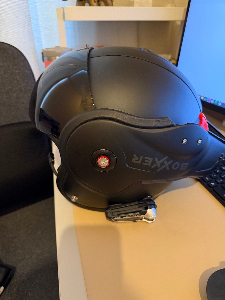 Roof boxer maat XS smoke vizier. ZO GOED ALS NIEUW, XS, Systeemhelm, Dames, Tweedehands