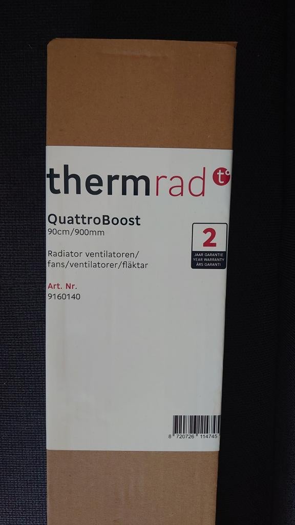 Thermrad QuattroBoost 90cm radiator ventilatoren, Doe-het-zelf en Verbouw, Verwarming en Radiatoren, 30 tot 80 cm, Hoog rendement (Hr)