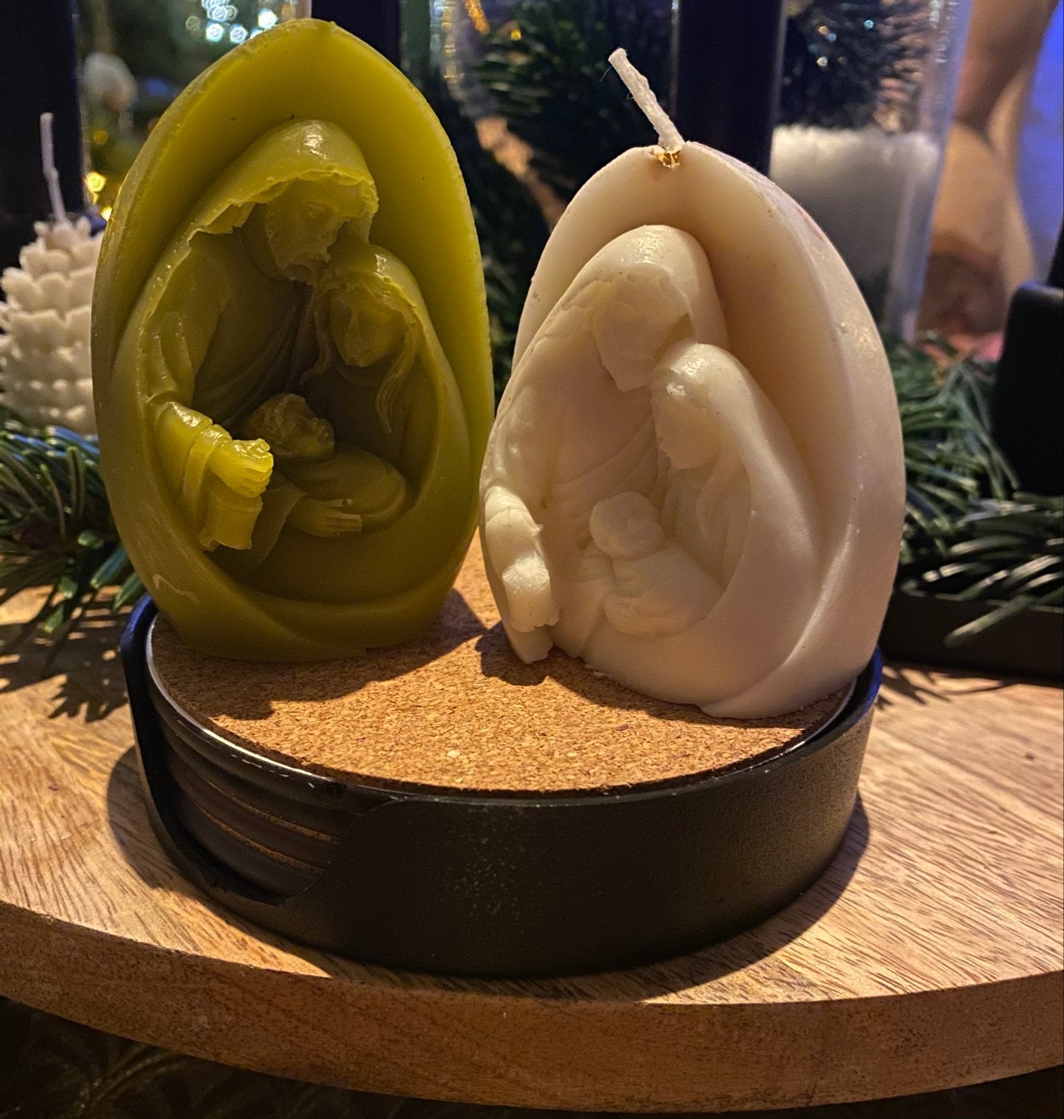 Handgemaakte Kerstkaarsen - Diverse Vormen en Kleuren, Meerkleurig, Ophalen of Verzenden, Kaars, Was