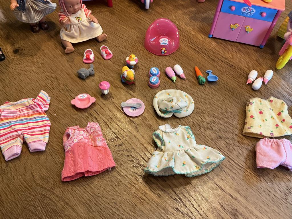 Grote set mini Baby Born poppen met accessoires, Kinderen en Baby's, Speelgoed | Poppen, Ophalen of Verzenden, Gebruikt, Babypop