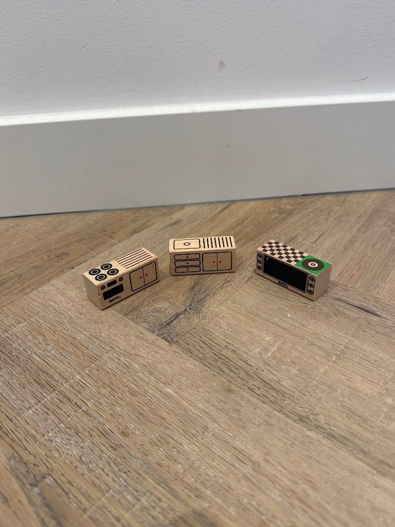 ZGAN Brio houten trein familie huis accessoire set 33941, Ophalen of Verzenden, Zo goed als nieuw