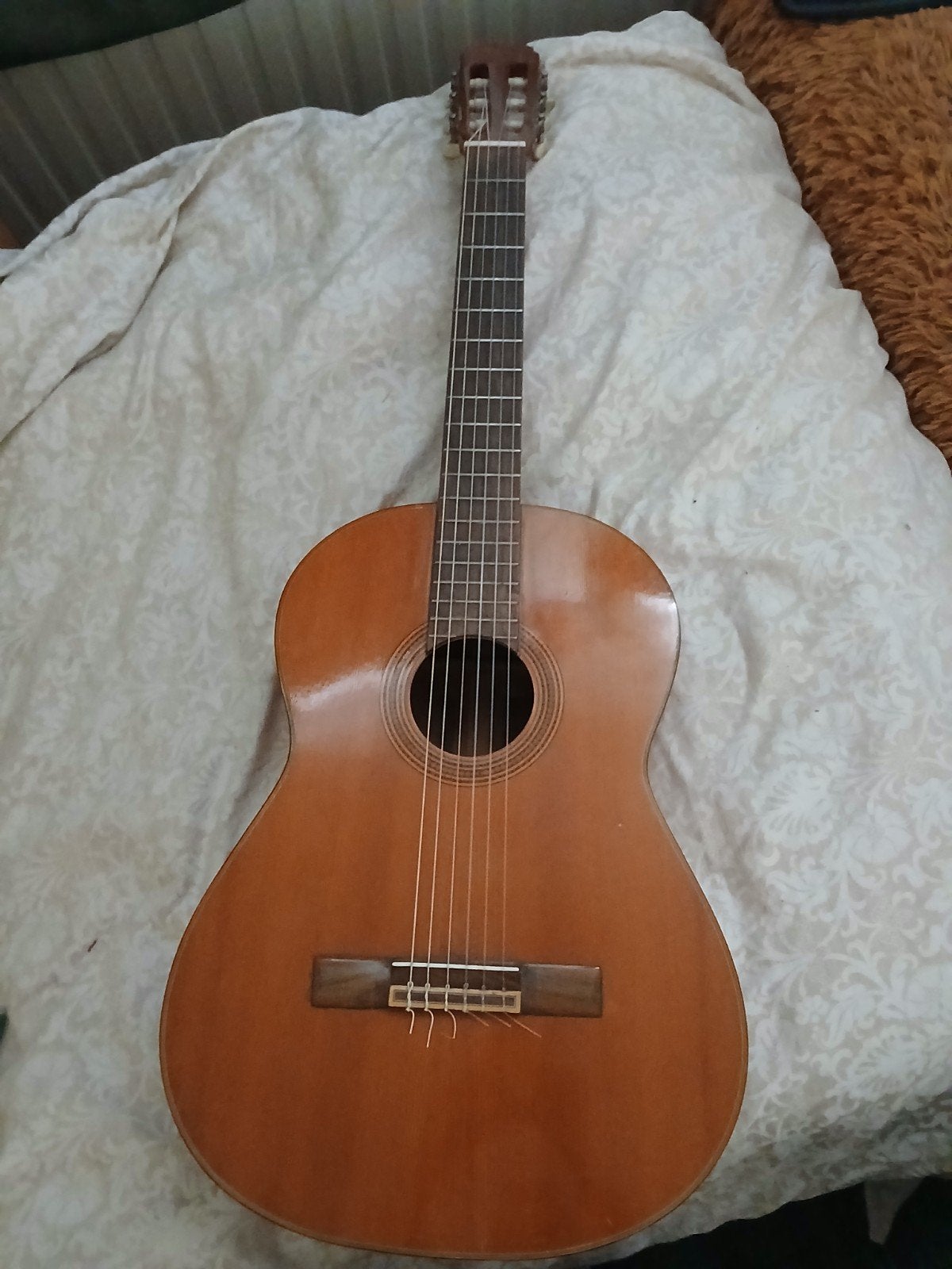 Spaanse gitaar met kleine scheur bij de hals, Ophalen, Gebruikt, Klassieke of Spaanse gitaar
