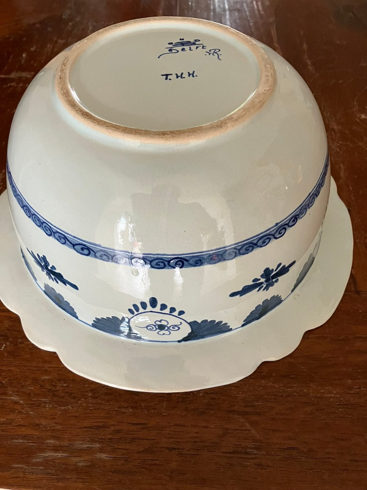 Delft grote pot van Potterie Oud Dekft, Ophalen