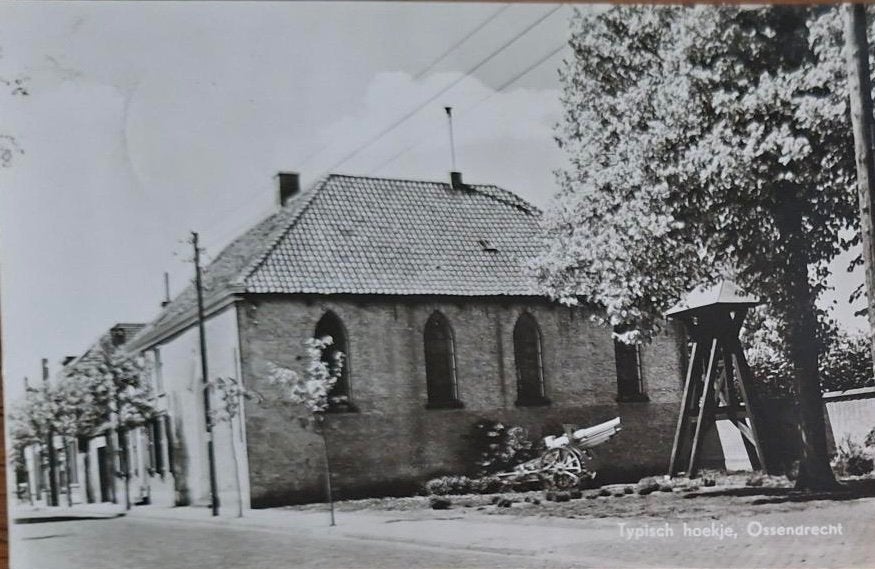 Ossendrecht- Klokkestoel, Verzamelen, Ansichtkaarten | Nederland, Verzenden, 1940 tot 1960, Gelopen, Noord-Brabant