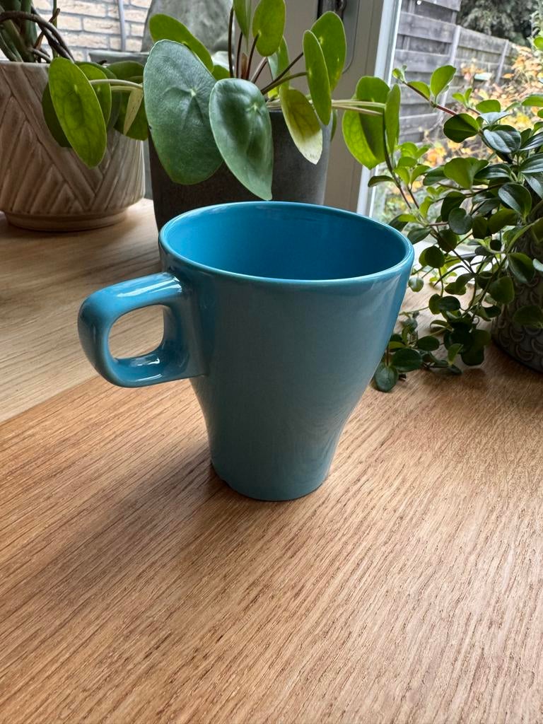 IKEA FÄRGRIK Mok - Blauw - Gratis, Ophalen of Verzenden, Zo goed als nieuw, Effen, Kop(pen) en/of Schotel(s)