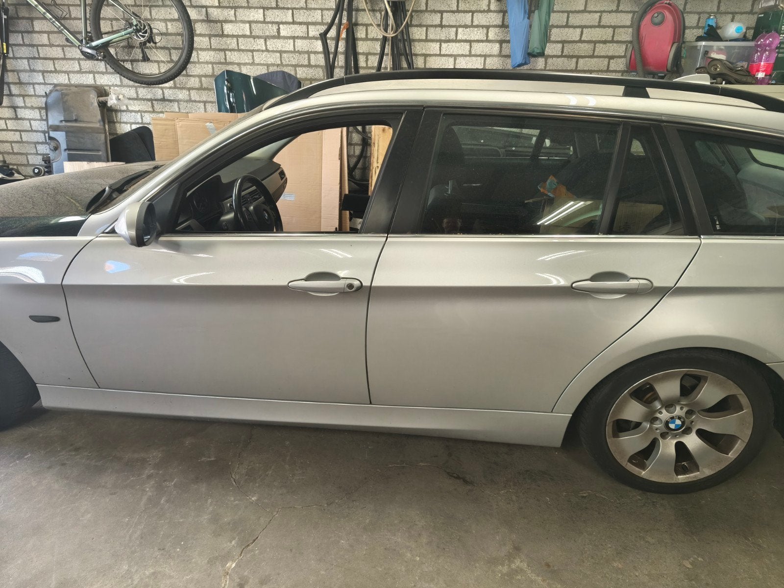 deur portier spatbord achterklep BMW E91 E90 354/7, Ophalen, Links, BMW, Spatbord