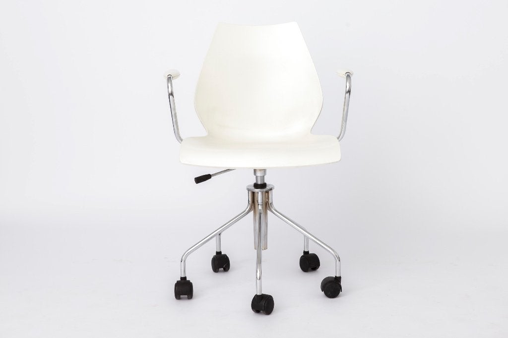 Vintage Kartell Maui bureaustoel – Italiaanse design 1990s, Verzenden, Gebruikt, Kunststof, Eén