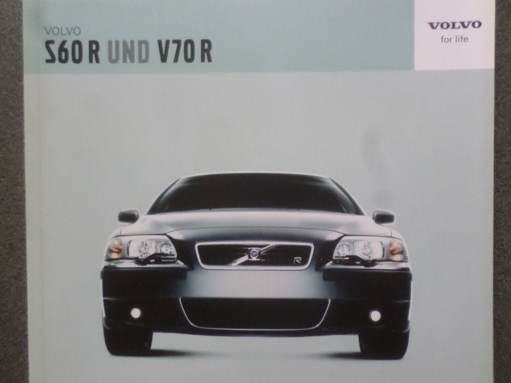 Volvo S60 R & V70 R Brochure, Ophalen of Verzenden, Zo goed als nieuw, Volvo