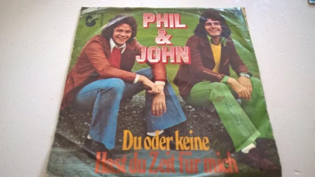 PHIL & JOHN, Cd's en Dvd's, Vinyl | Nederlandstalig, Overige genres, 7 inch, Ophalen of Verzenden, Zo goed als nieuw