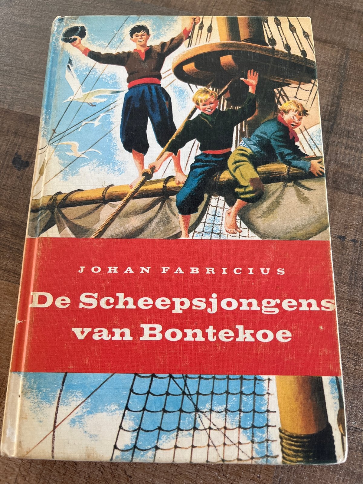Oud boek: De Scheepsjongens van Bontekoe - Johan Fabricius, Ophalen of Verzenden, Gelezen, Fictie algemeen